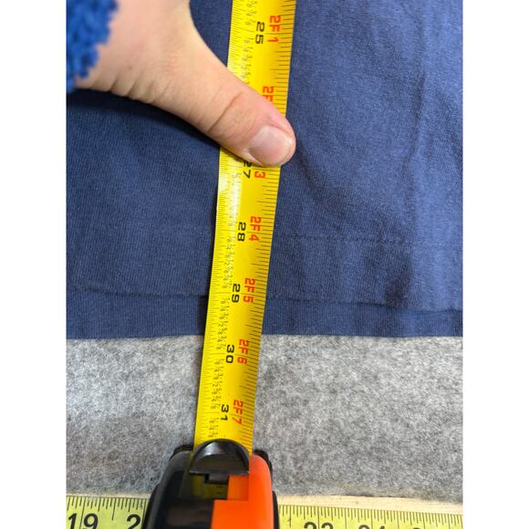 VINTAGE 90s Ozric Tentacles US Tour Shirt Mens XL Blue Psychedelic Rock Band Tee - Picture 4 of 6